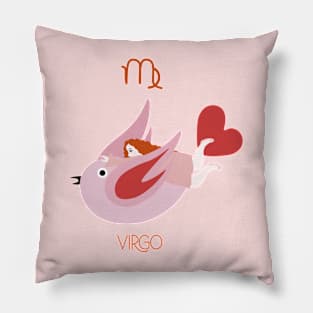 Virgo Cute Zodiac Horoscope Pillow