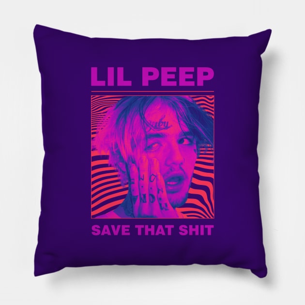 Lil peep Pillow by mrcatguys