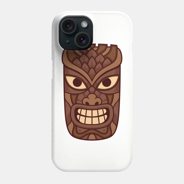 Funny Tribal Tiki Head Phone Case by allovervintage