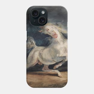 Horse Frightened by Lightning by Eugene Delacroix Phone Case