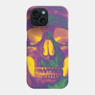 SKULL DUDE BURNING SKULL Phone Case