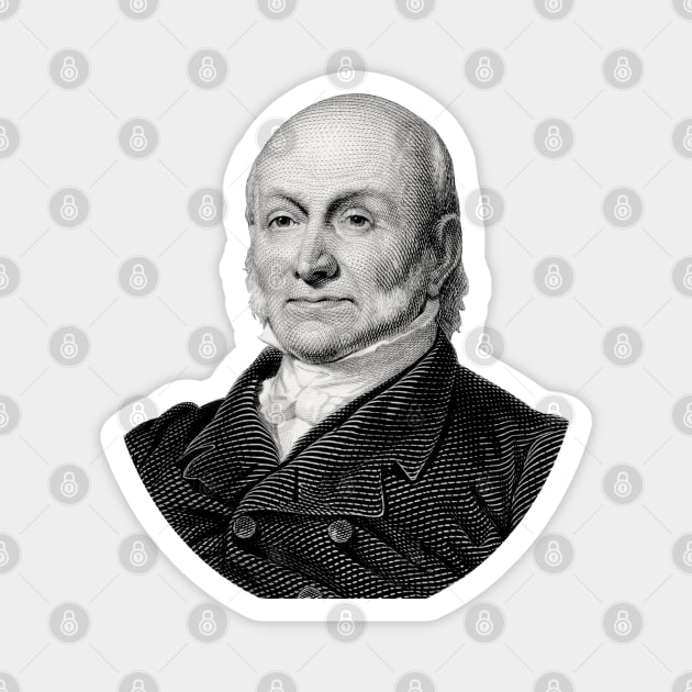 John Quincy Adams Magnet by Historia