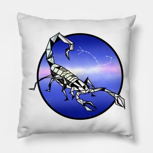 Scorpio star sign Pillow