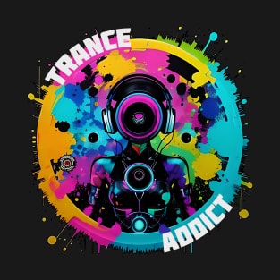 Music DJ Trance Addict Abstract mk1 Eye Voodoo T-Shirt