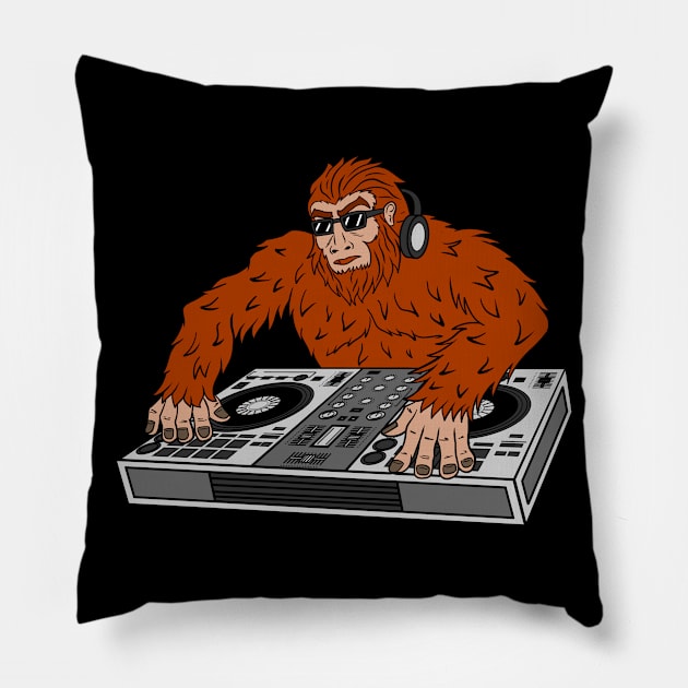 Dj of The Woods Pillow by nickbeta