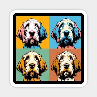 Pop Retro Spinone Italiano Art - Cute Puppy Magnet