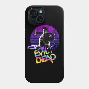 The Evil Dead - retrowave Phone Case