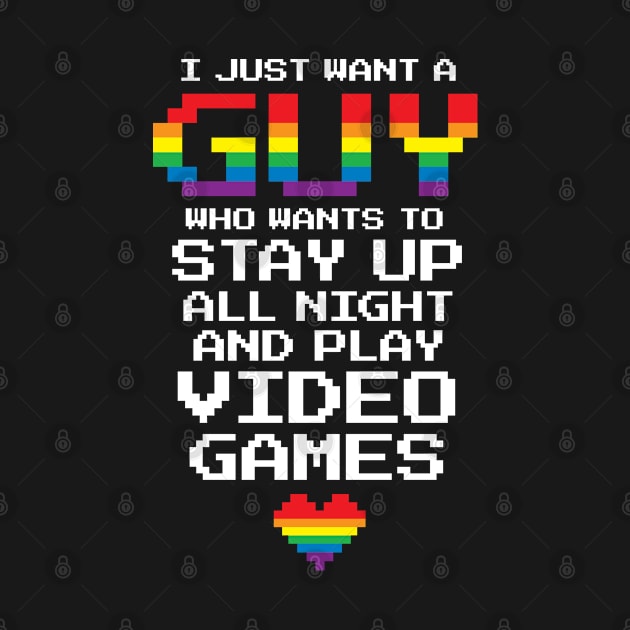 Just Want a Guy to Play Video Games | Gay Gamer by jomadado