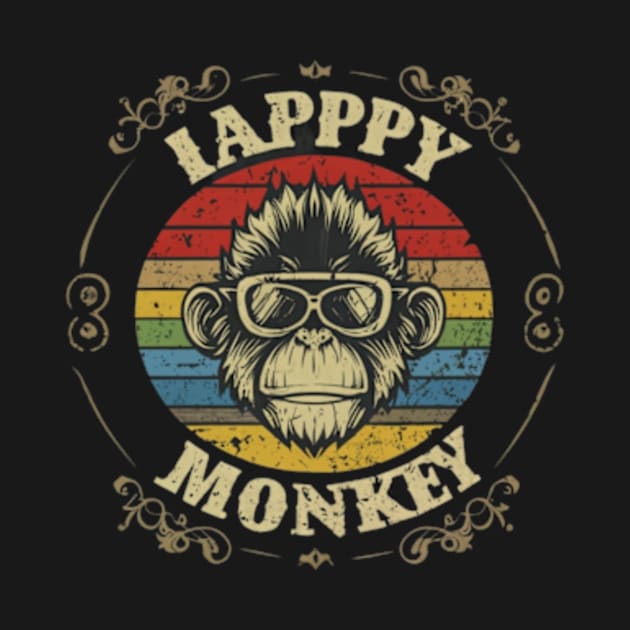 Happy Monkey by TshirtMA