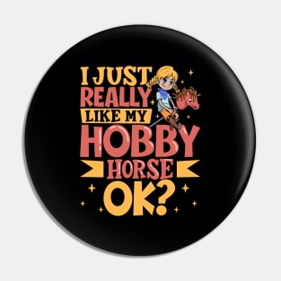 I just really like my hobby horse Pin