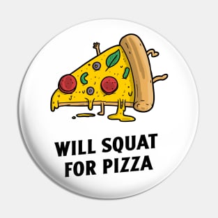 will squat for pizza Pin