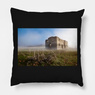 Abandoned church in Bulgaria Pillow