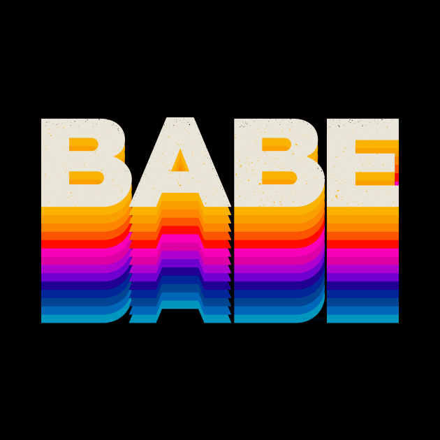 4 Letter Words - Babe by DanielLiamGill