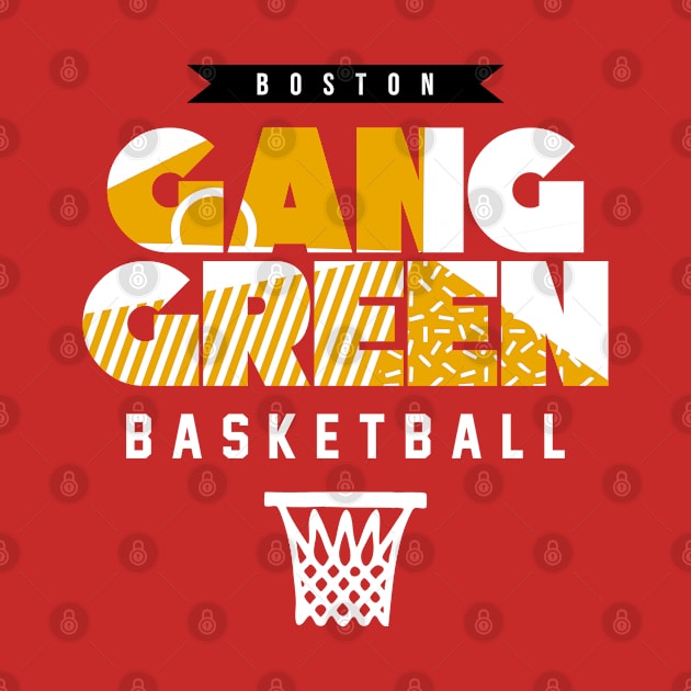 Boston Basketball Gang Green by funandgames