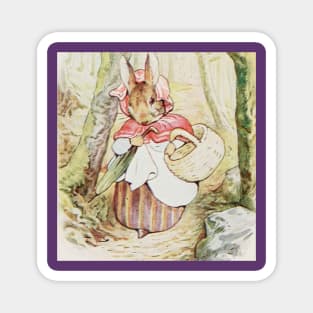 Mrs. Rabbit Goes To Market - Beatrix Potter Magnet