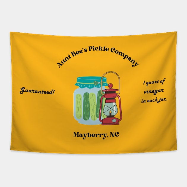 Aunt Bee's Pickle Company Tapestry by Pearlie Jane Creations