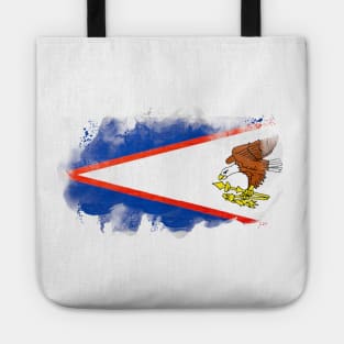 American Samoa watercolor flag Tote