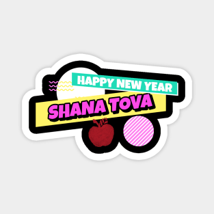 Happy Rosh Hashanah Greeting Shana Tova Gift Magnet
