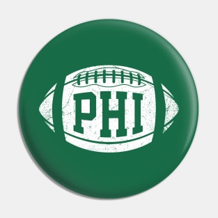 PHI Retro Football - Green Pin