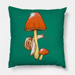 Just snail things Pillow