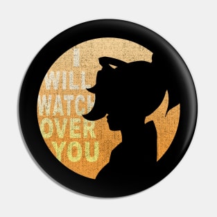 Overwatch Mercy Silhouette Pin