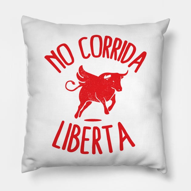 No corrida liberta for Bull Pillow by Mr Youpla