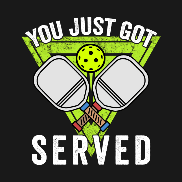 Pickleball Gifts You just got served funny Pickleball Shirt by Mesyo