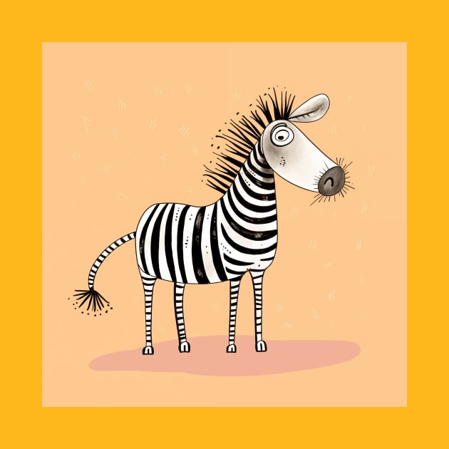 Elegant Zebra Stripes by saveasART