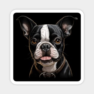 Cute Boston Terrier Lovers Dogs Boston Terrier Magnet