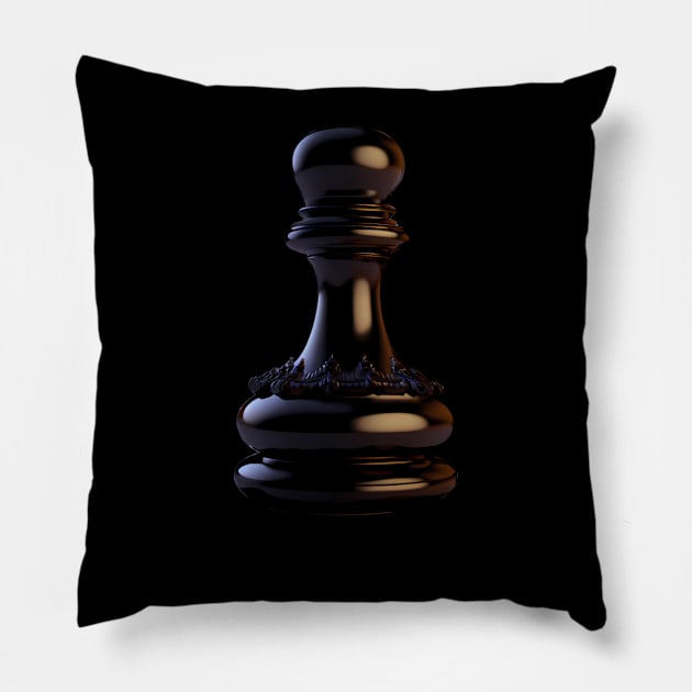 Pawn – Chess Pillow by Urban Gypsy Designs