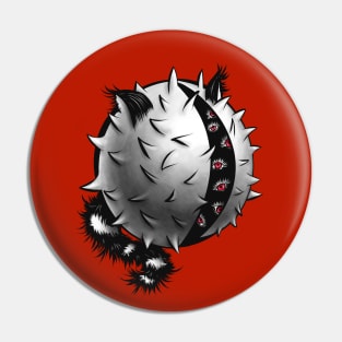 Eye Monster Spiky Ball Pin