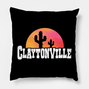 Claytonville Logo Pillow