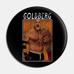 Vintage Wwe Goldberg Pin