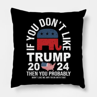 If you don’t like trump 2024 then you probably won’t like me and I’m okay with that Pillow