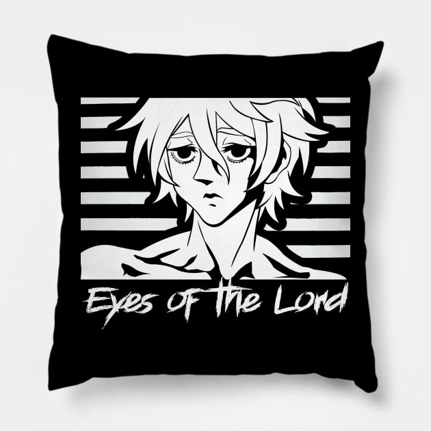 Adam Eyes of the Lord Pillow by Johnthor