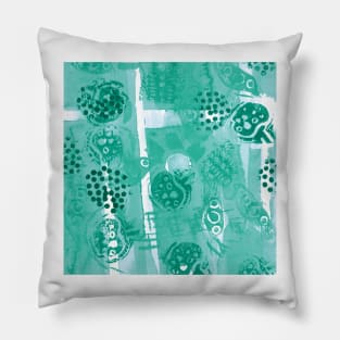 Abstract seedpods Pillow