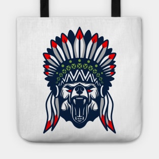 Bear native american Tote