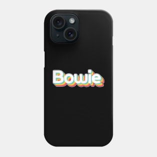 Bowie Last Name Colorful Phone Case