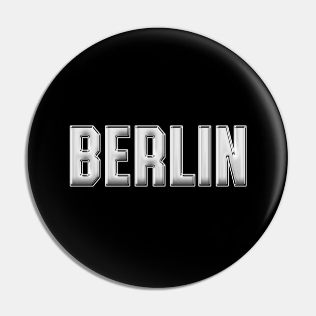 Berlin Stadt Retro Berliner Schriftzug Stadtkind Pin by Foxxy Merch