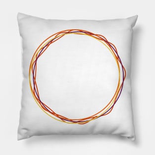 Imperfect Spirograph no. 2 Pillow