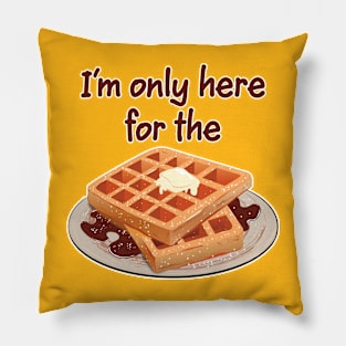 Here for the waffles Pillow