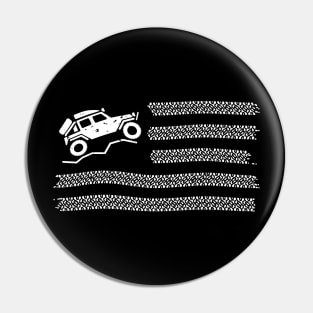 American Off Road 4x4 Overland Flag Pin