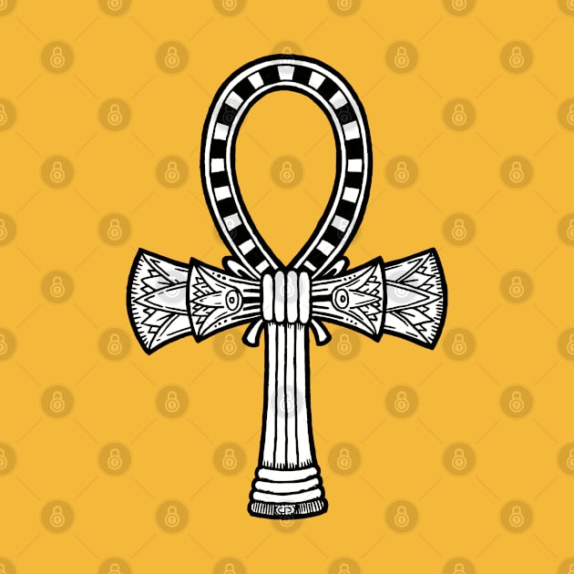 Egyptian Ankh by Art By Cleave