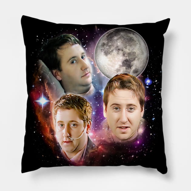 Peep Show Gerard Moon Meme Pillow by DankFutura