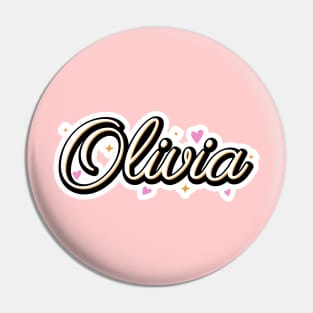 Olivia name cute design Pin