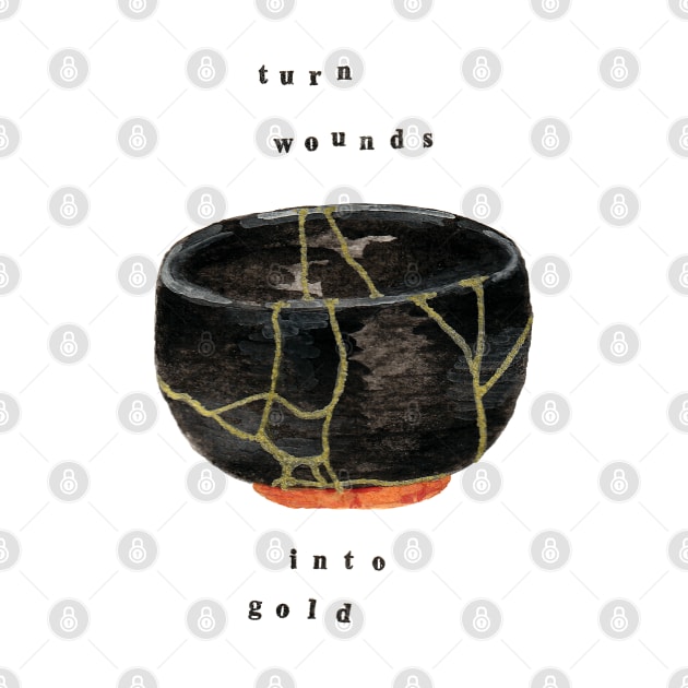 Kintsugi Turn Wounds Into Gold by bittergodart