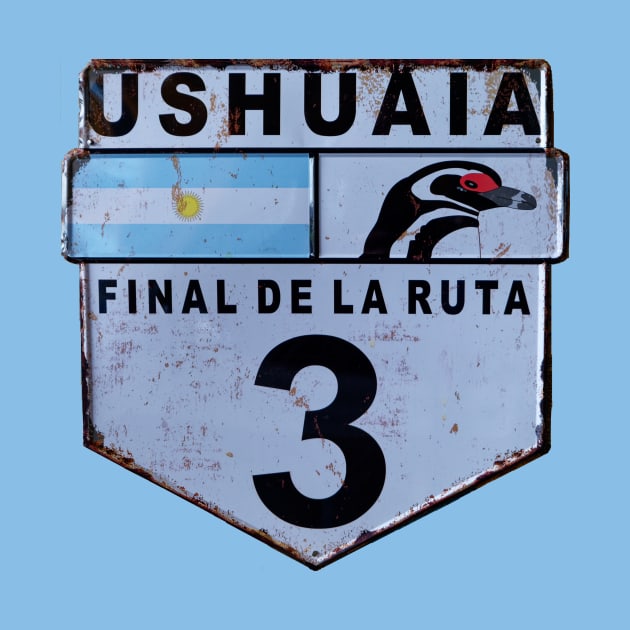 End of Ruta 3 road sign by stevepaint