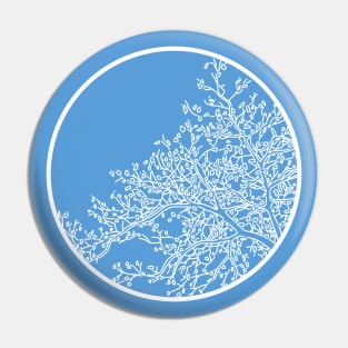 Winter Tree (large, leaves, transparent) Pin