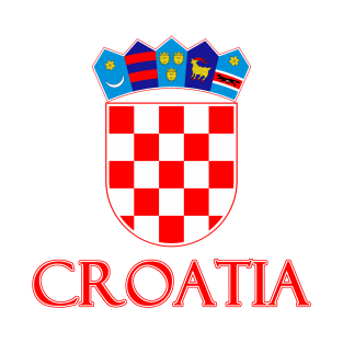 Croatia - Coat of Arms Design T-Shirt