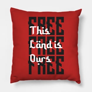 This land is ours Pillow